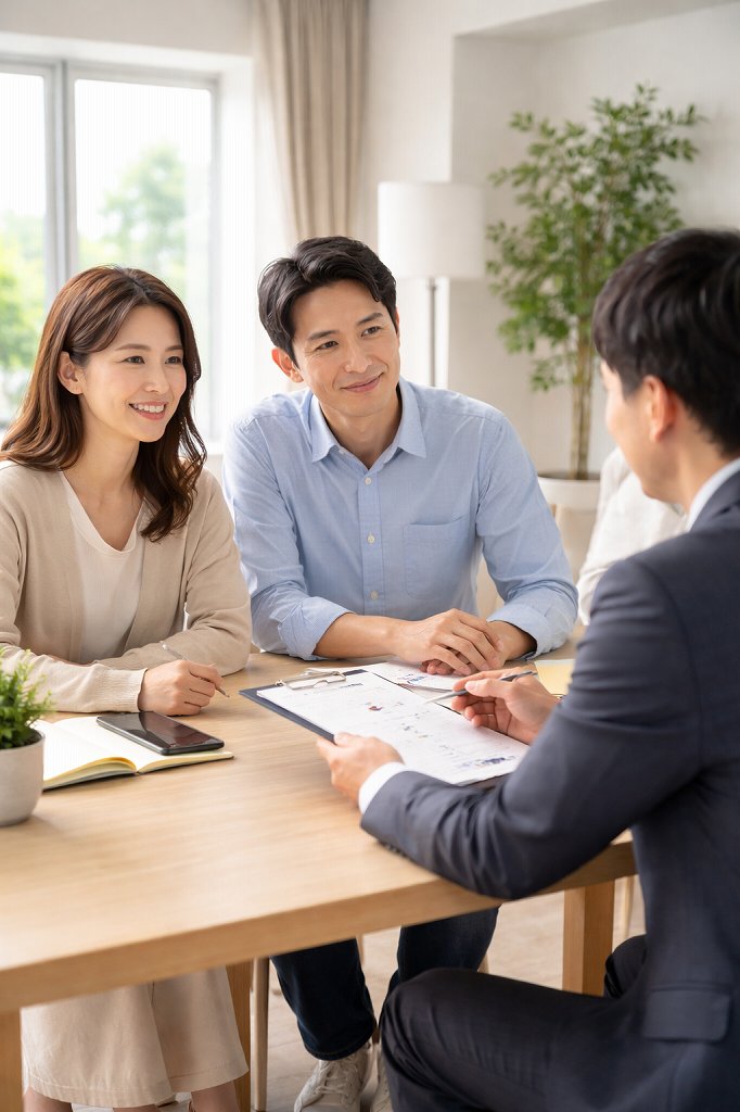 探偵興信所で相談しているイメージ