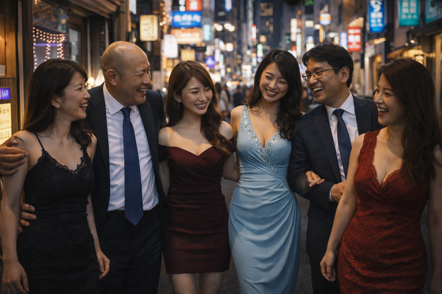 水商売の女性との浮気をする夫